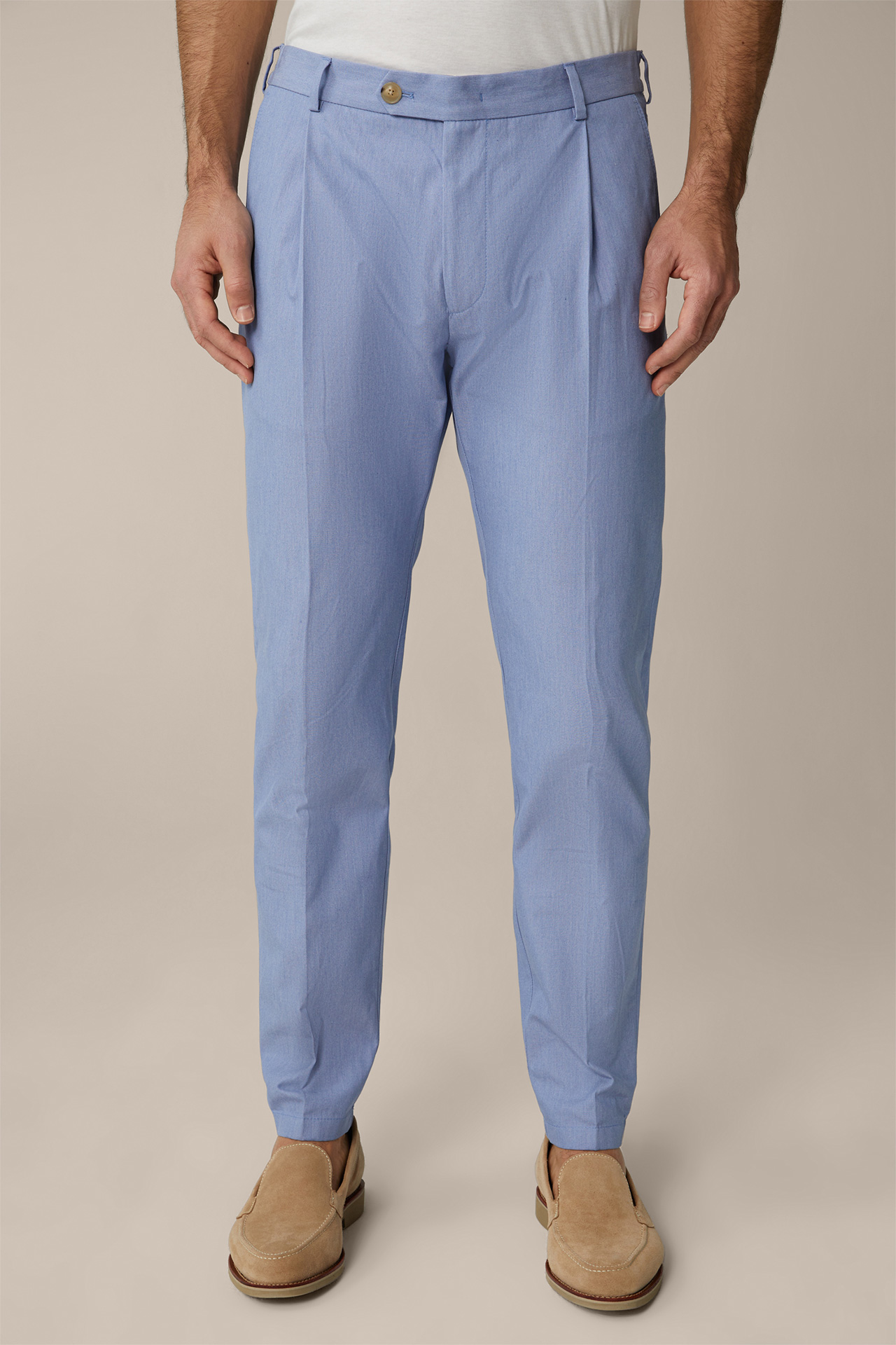 Pantalon modulaire en coton Floro, en bleu
