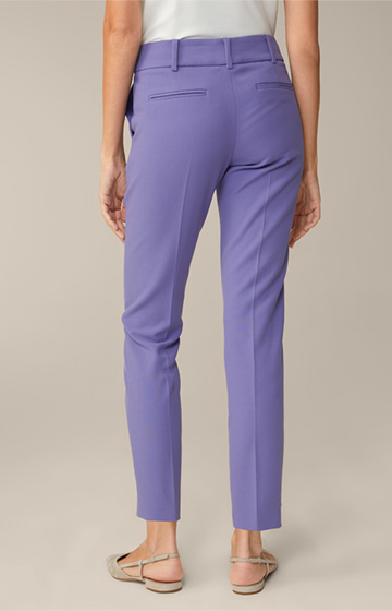 Crêpe Suit Trousers in Violet