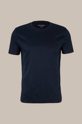 T-shirt en coton Gabriello, en navy