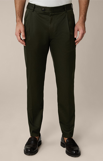Pantalon modulable Floro en coton mélangé, couleur olive