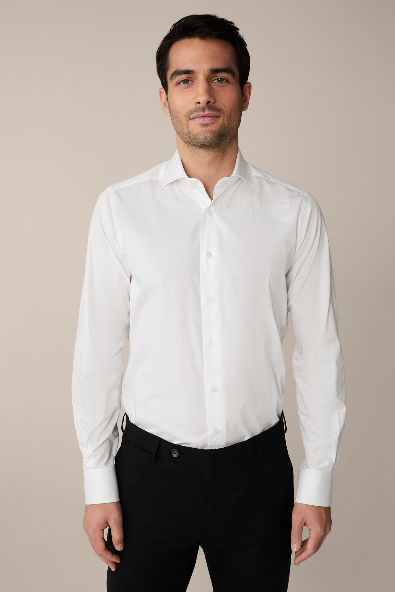 Trivo twill shirt in white