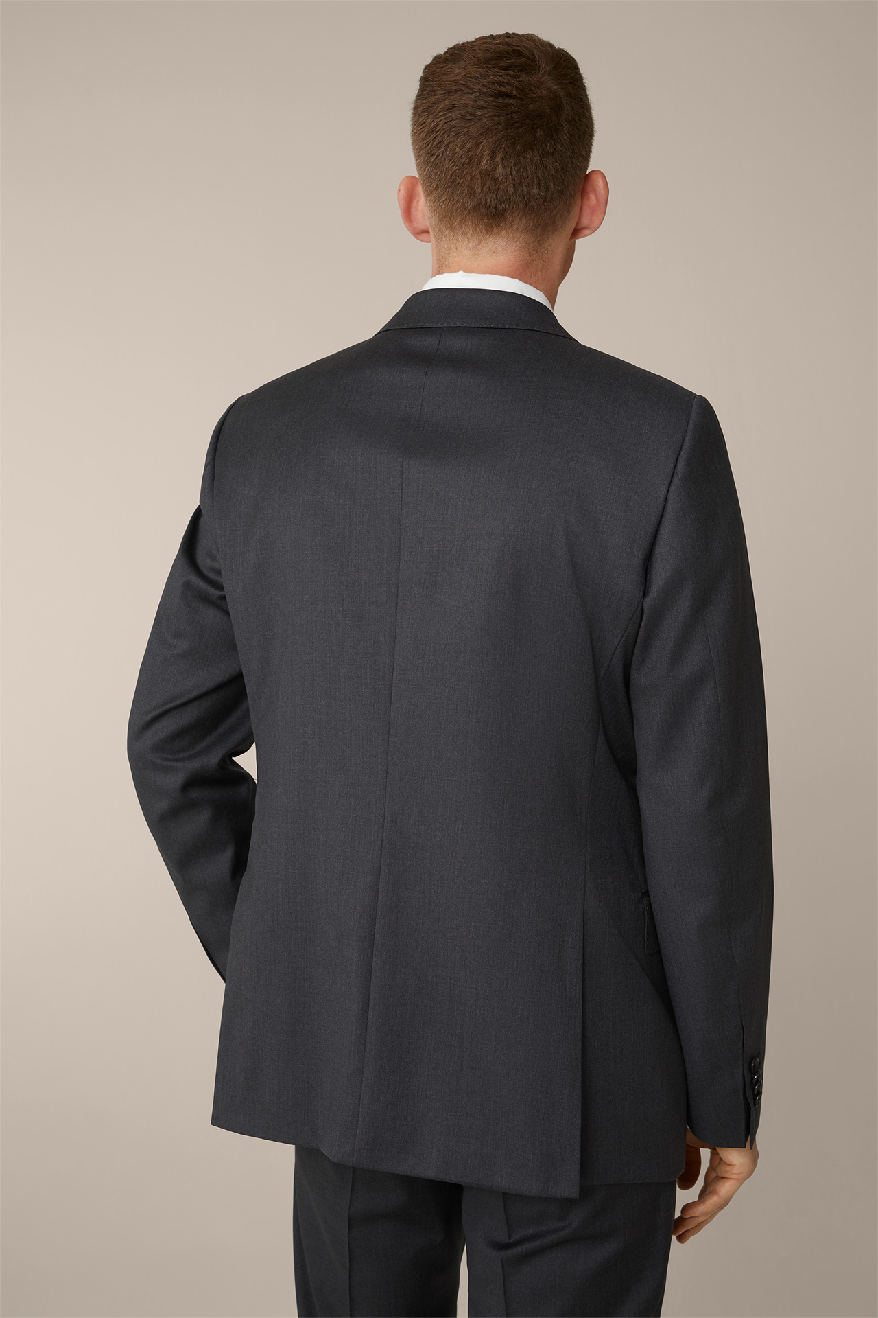 Sera Virgin Wool Modular Jacket in Dark Grey