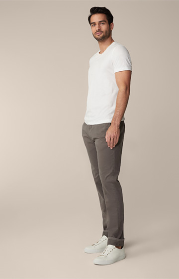 Cino Cotton Chinos in Grey