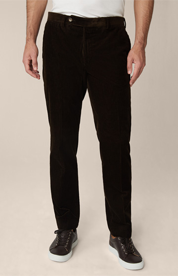 Pantalon modulaire en velours côtelé Santios, en marron